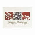 Thanksgiving Shimmer Thanksgiving Card - Gold Lined Ecru Envelope